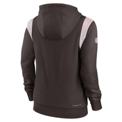 NFL Cleveland Browns Women's Sideline Stack Performance Pullover Hoodie