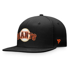 San Francisco Giants Iconic Team Patch Fitted Hat - Black