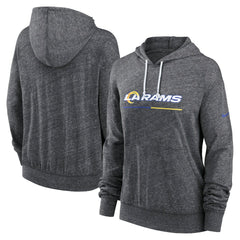 NFL Los Angeles Rams Women's Team Spirit Gym Vintage Lightweight Hoodie Top