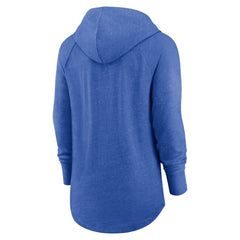 NFL Los Angeles Rams Women's Minimal Statement Lightweight Raglan Funnel Neck Pullover Hoodie