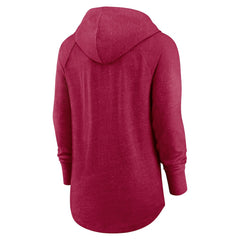 NFL Washington Commanders Women's Minimal Statement Lightweight Raglan Funnel Neck Pullover Hoodie