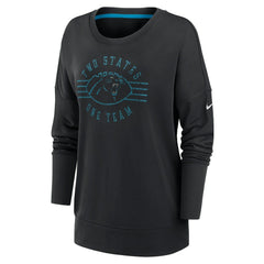 NFL Carolina Panthers Women's Rewind Playback Icon Performance Pullover Sweatshirt