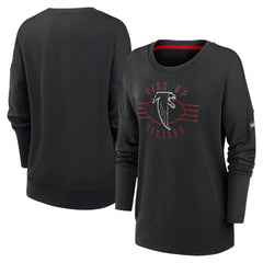 NFL Atlanta Falcons Women's Rewind Playback Icon Performance Pullover Sweatshirt