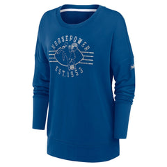 NFL Indianapolis Colts Women's Rewind Playback Icon Performance Pullover Sweatshirt