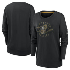 NFL New Orleans Saints Women's Rewind Playback Icon Performance Pullover Sweatshirt