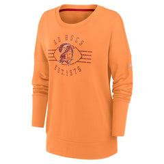 NFL Tampa Bay Buccaneers Women's Rewind Playback Icon Performance Pullover Sweatshirt