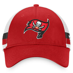 NFL Tampa Bay Buccaneers Iconic Team Stripe Trucker Snapback Hat