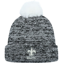 NFL New Orleans Saints Women's Iconic Cuffed Knit Hat with Pom