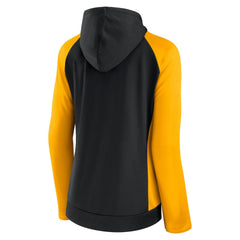 NFL Pittsburgh Steelers Women's End Around Lightweight Raglan Full-Zip Hoodie Jacket