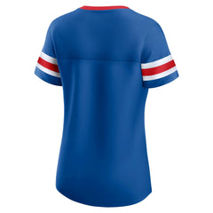 NFL New York Giants Women's Original State Lace-Up T-Shirt