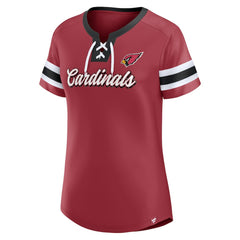 NFL Arizona Cardinals Women's Original State Lace-Up T-Shirt