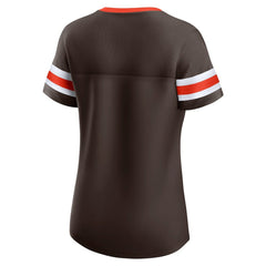 NFL Cleveland Browns Women's Original State Lace-Up T-Shirt
