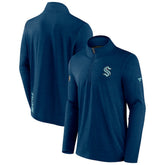 Seattle Kraken Fanatics Authentic Pro Rink Quartet-Zip Jacket