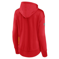 Calgary Flames Fanatics Women's Authentic Pro Rink Full-Zip Hoodie