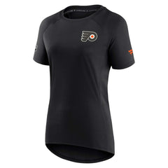 Philadelphia Flyers Fanatics Women's Authentic Pro Rink Raglan Tech T-Shirt