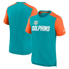 NFL Miami Dolphins Color Block Team Name T-Shirt