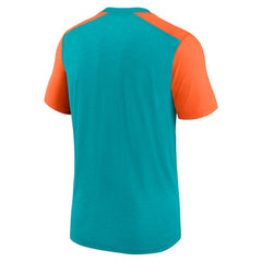 NFL Miami Dolphins Color Block Team Name T-Shirt