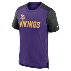 NFL Minnesota Vikings Color Block Team Name T-Shirt