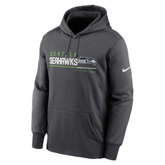 NFL Seattle Seahawks Prime Logo Name Split Pullover Hoodie