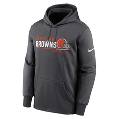 NFL Cleveland Browns Prime Logo Name Split Pullover Hoodie