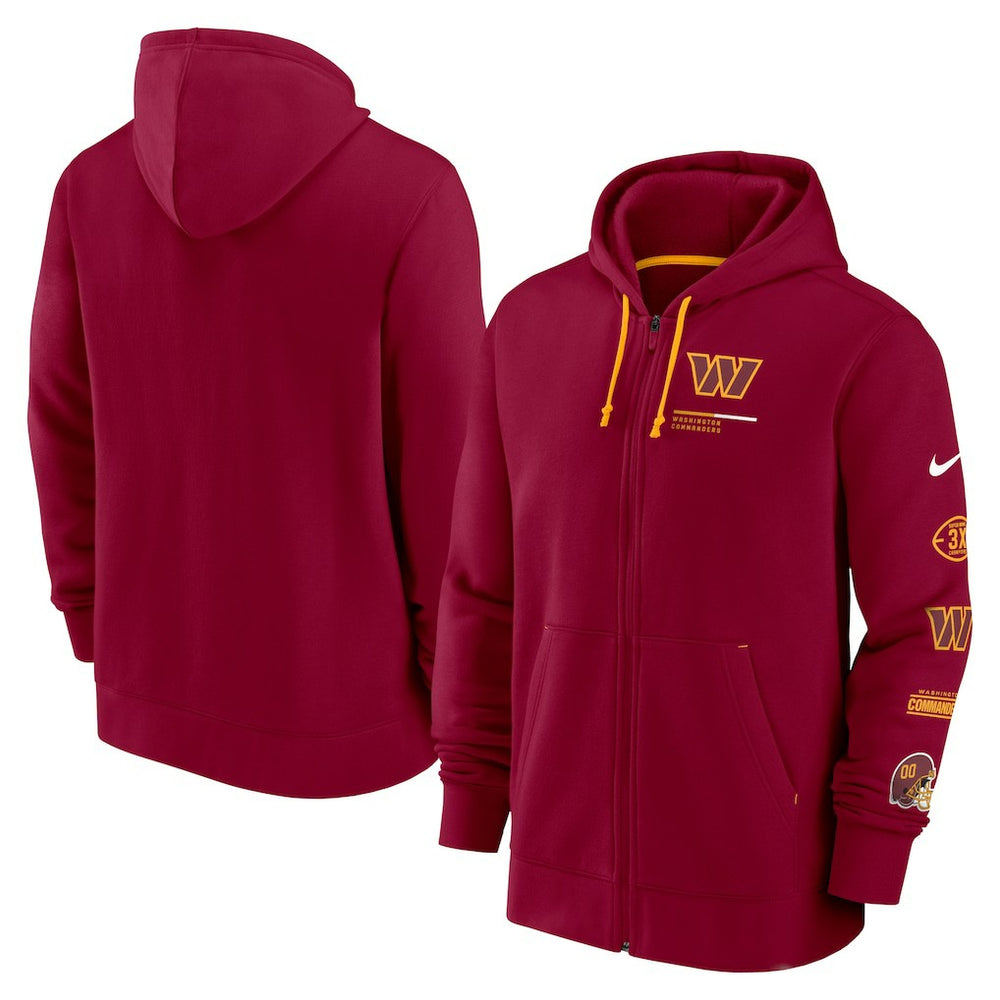 NFL Washington Commanders Surrey Full-Zip Hoodie