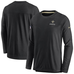 NFL New Orleans Saints Sideline Lockup Performance Pullover Sweatshirt