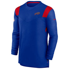 NFL Buffalo Bills Sideline Tonal Logo Performance Player Long Sleeve T-Shirt