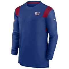 NFL New York Giants Sideline Tonal Logo Performance Player Long Sleeve T-Shirt
