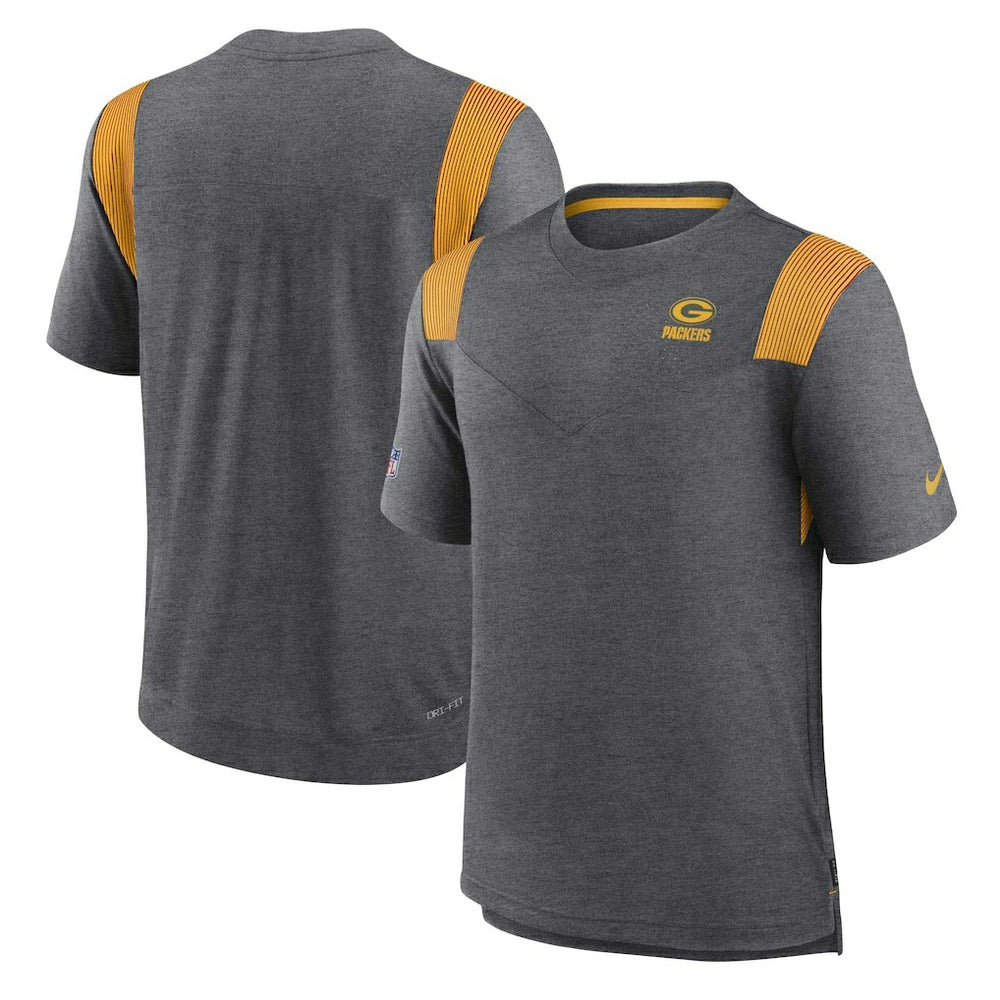 NFL Green Bay Packers Sideline Tonal Logo Performance Player T-Shirt