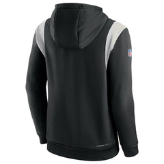 NFL New Orleans Saints Sideline Athletic Stack Performance Pullover Hoodie