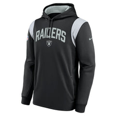 NFL Las Vegas Raiders Sideline Athletic Stack Performance Pullover Hoodie