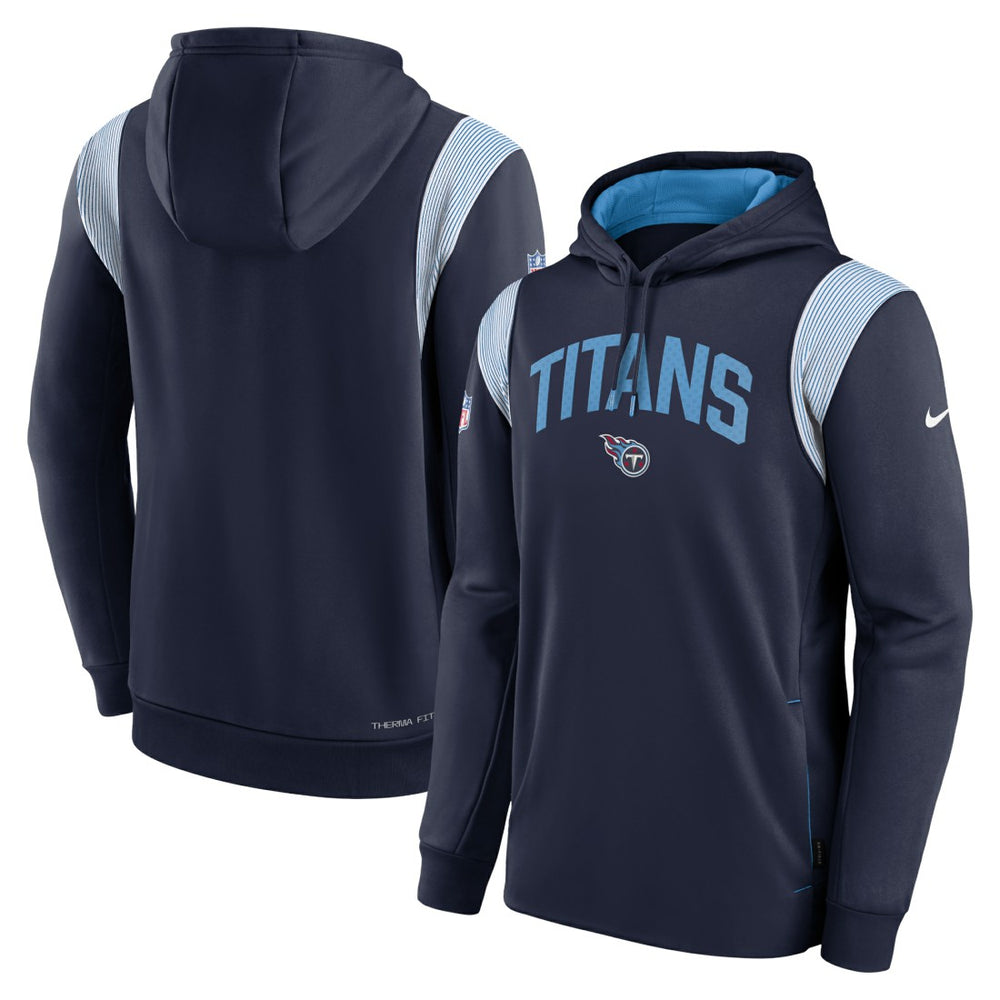NFL Tennessee Titans Sideline Athletic Stack Performance Pullover Hoodie