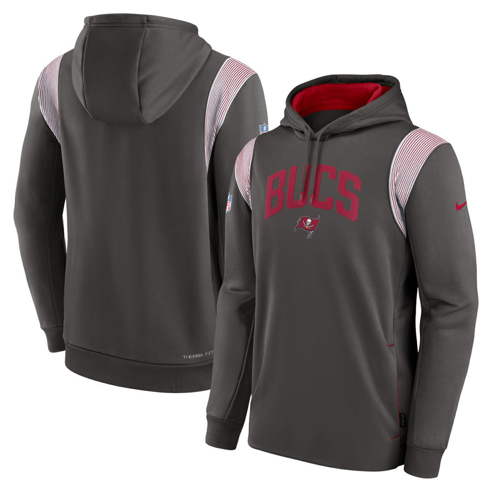 NFL Tampa Bay Buccaneers Sideline Athletic Stack Performance Pullover Hoodie