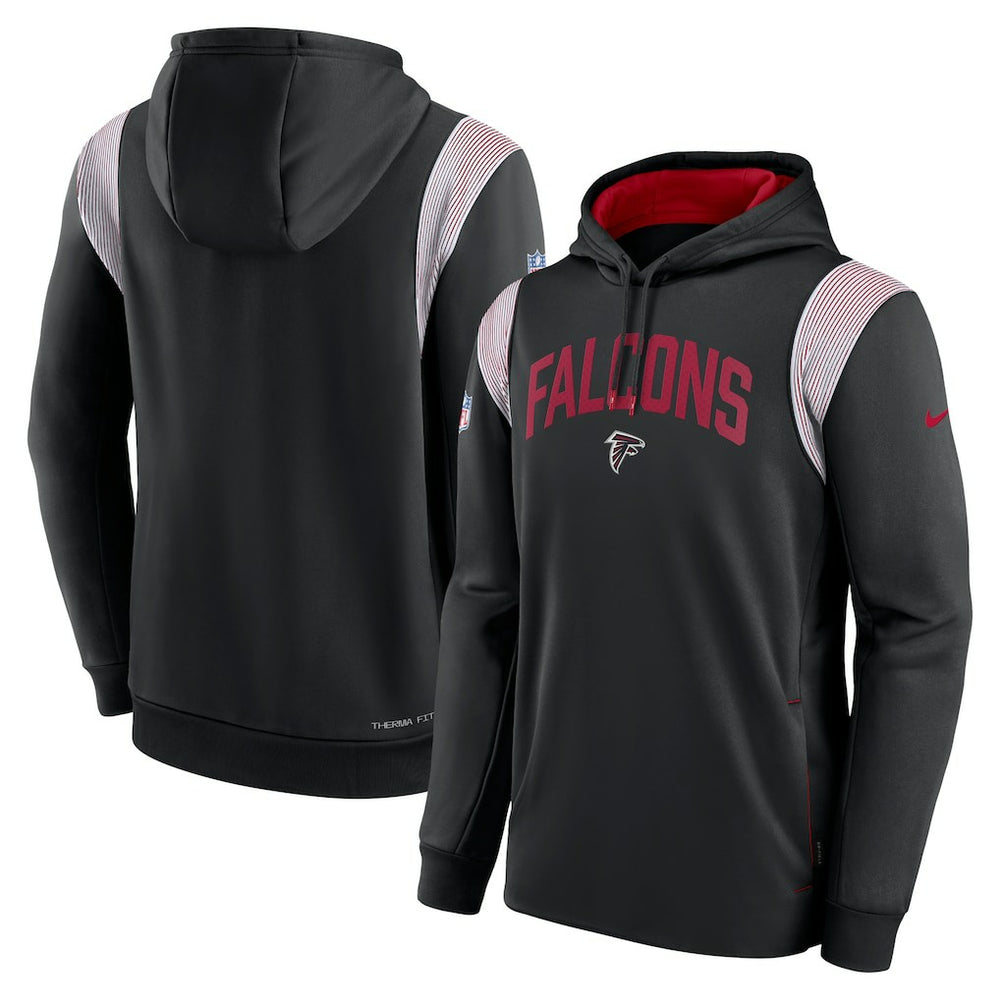 NFL Atlanta Falcons Sideline Athletic Stack Performance Pullover Hoodie