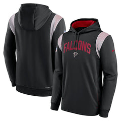 NFL Atlanta Falcons Sideline Athletic Stack Performance Pullover Hoodie