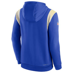 NFL Los Angeles Rams Sideline Athletic Stack Performance Pullover Hoodie