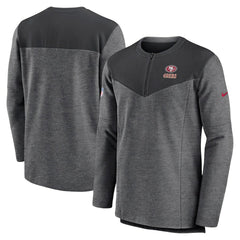 NFL San Francisco 49ers Sideline Lockup Performance Quarter-Zip Top