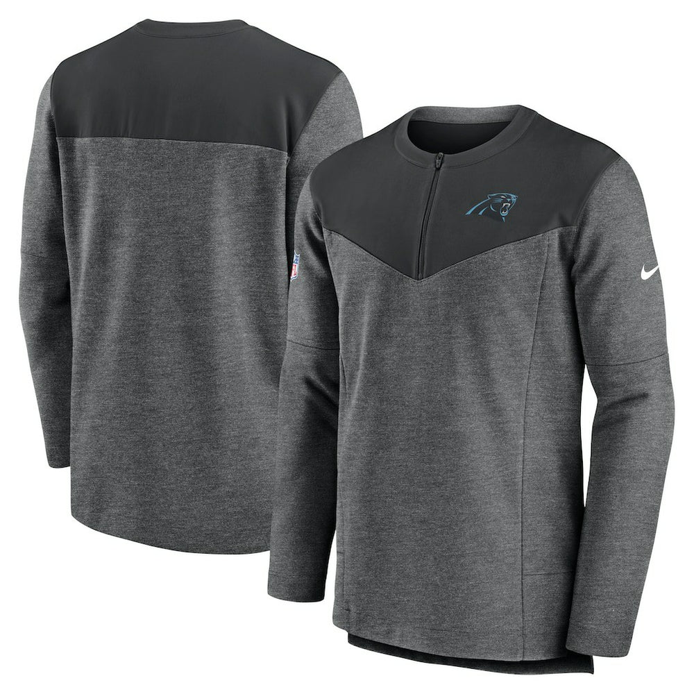 NFL Carolina Panthers Sideline Lockup Performance Quarter-Zip Top