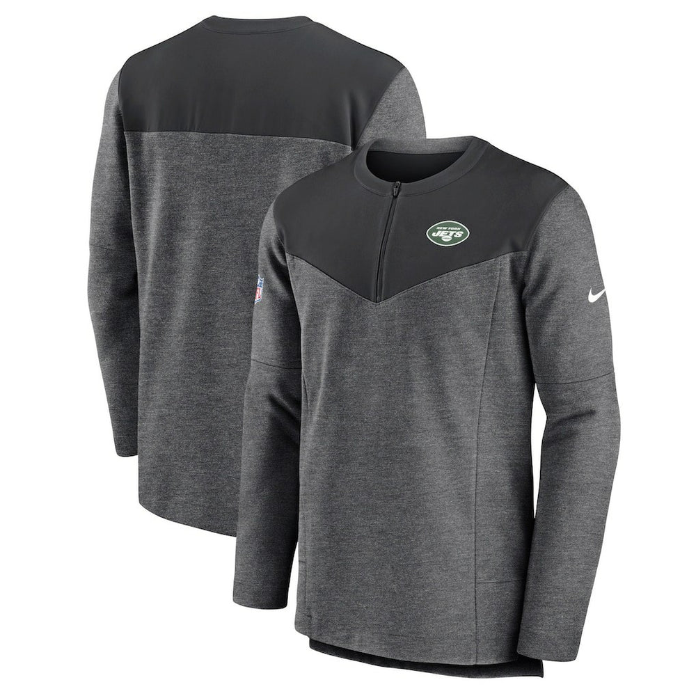 NFL New York Jets Sideline Lockup Performance Quarter-Zip Top