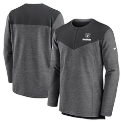 NFL Las Vegas Raiders Sideline Lockup Performance Quarter-Zip Top
