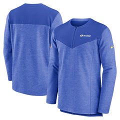 NFL Los Angeles Rams Sideline Lockup Performance Quarter-Zip Top