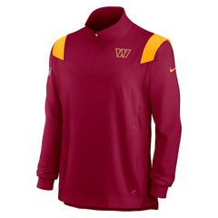NFL Washington Commanders Sideline Coach Chevron Lockup Quarter-Zip Long Sleeve Top