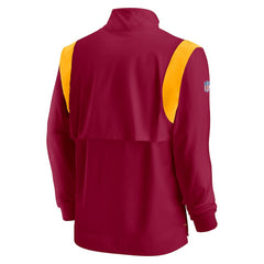 NFL Washington Commanders Sideline Coach Chevron Lockup Quarter-Zip Long Sleeve Top
