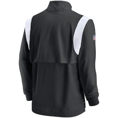 NFL Atlanta Falcons Sideline Coach Chevron Lockup Quarter-Zip Long Sleeve Top