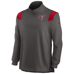 NFL Tampa Bay Buccaneers Sideline Coach Chevron Lockup Quarter-Zip Long Sleeve Top