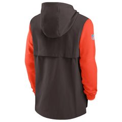 NFL Cleveland Browns Sideline Player Quarter-Zip Hoodie