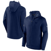 Washington Capitals Fanatics Authentic Pro Road Tech Lightweight Full-Zip Hoodie Jacket