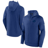 Tampa Bay Lightning Fanatics Authentic Pro Road Tech Lightweight Full-Zip Hoodie Jacket