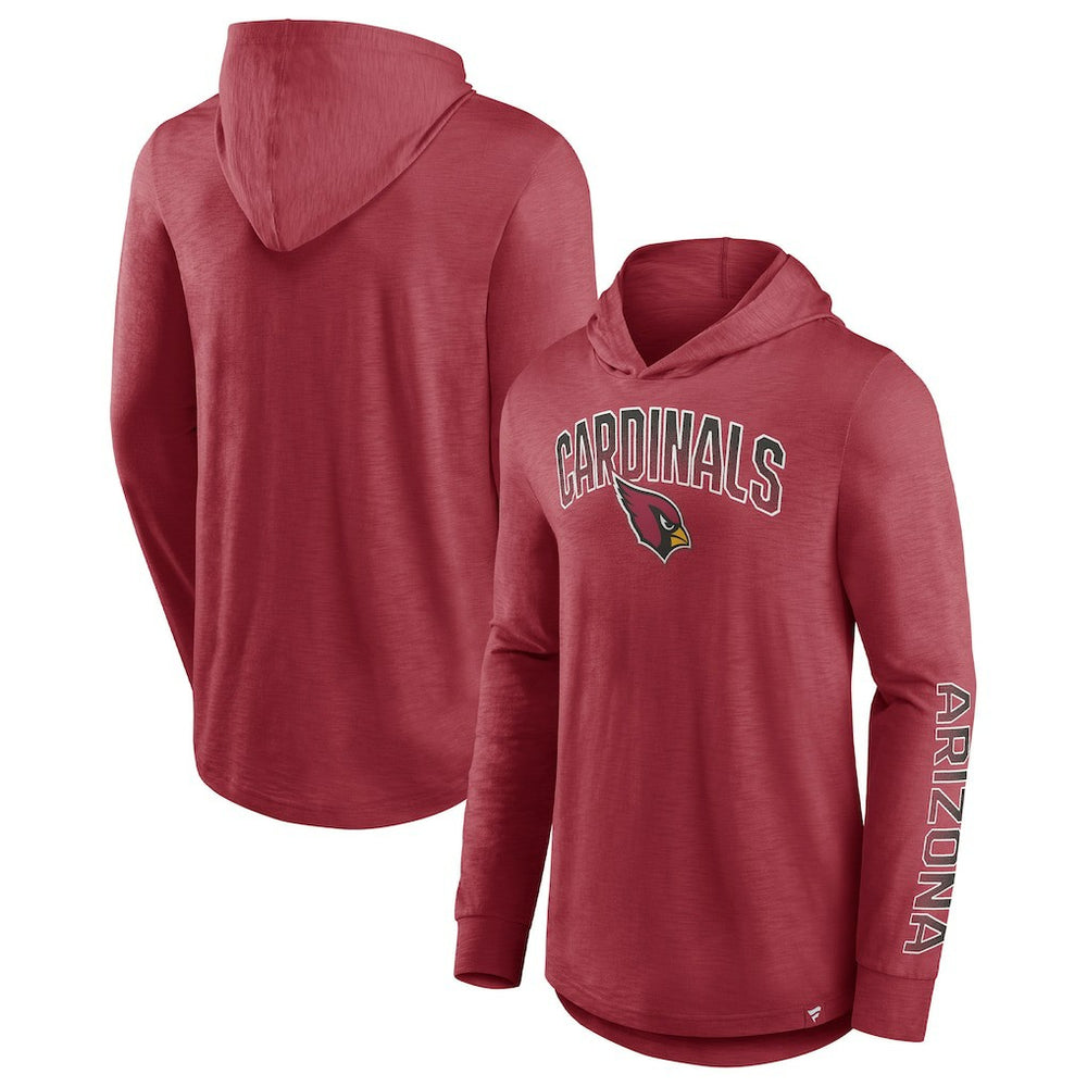 NFL Arizona Cardinals Front Runner Long Sleeve Hooded T-Shirt