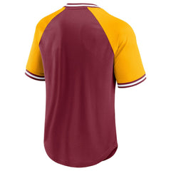 NFL Washington Commanders Second Wind Raglan V-Neck T-Shirt